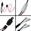LED Light Bar Wiring Harness Kit 2 Leads 14 AWG LED Wiring Harness with 12V 40A Relay 30A Fuse Holder, Waterproof Control Switch