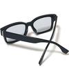 [FashionBerry] Black X Light Gray Sunglasses for Men and Women, Square, Big Frame, 99% UV Protection, Fashion Glasses, Clear Lenses, Colored Lenses,