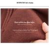 Men's Solid Color Half-Zip Sweater - Autumn/Winter Versatile Knit Base Layer with Half-High Collar
