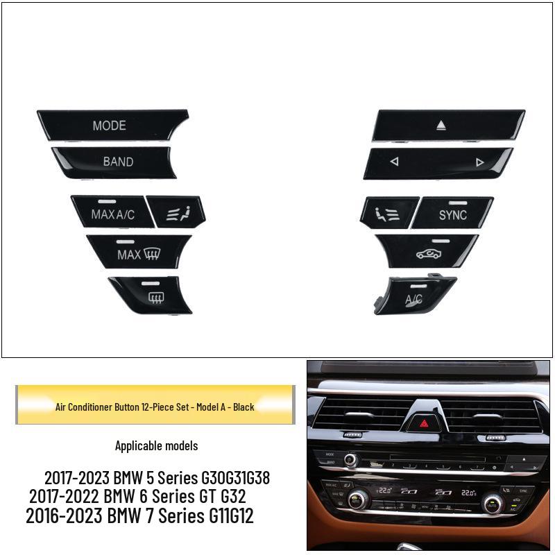 BMW 5 & 7 Series G30/G12 Air Conditioning & Fan Speed Adjustment Buttons for Center Console