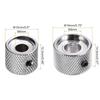 3Pcs Portable Dual Concentric Stacked Control Knobs Tone Volume Blend Knobs Cover  Guitar Parts