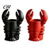 Novelty Desk Decor Lobster Pen Holder, 3D Printed Desktop Organizer, Crayfish Pencil Stand Creative Office Gift for Student Supplies, Halloween Party