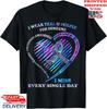 I Wear Teal And Purple For Someone I Miss Every Single Day T-Shirt, Unisex Tee Unisex T-Shirt