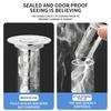 Not Clog Drain Stoppers with Accuracy Meshing Press Appear Sink Filter Steel ABS Coating Drain for Basin Bathtubs Kitchen