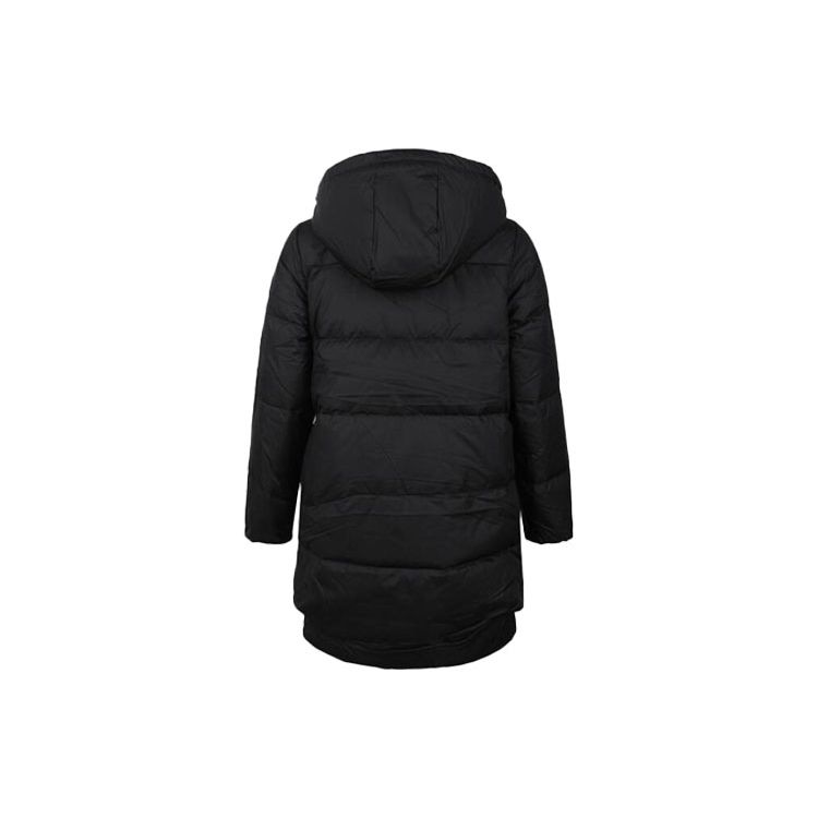 adidas Neo Women's Mid-Length Hooded Down Jacket Black EI4423