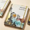 Flower Theme Cover 3-Year Plan Book Spiral Bound Multi-Year Agenda Notepad  School Supplies