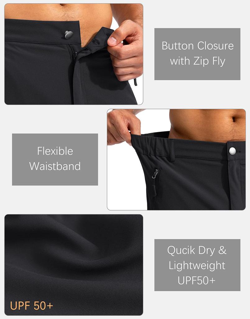 Herren 2024 Übergröße Multi-Taschen Arbeitsshorts mit neuem Reißverschluss