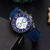 Hochwertige Lässige Herrenuhr, Personalisierte Trend-Quarzuhr, Vielseitige Mode-Herrenuhr mit Silikonarmband
