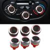 Pack Of 3 Air Conditioning Heat Control Switch Button Knobs For Peugeot 206 207 Vehicles Enhancing Driving Experience