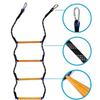 4 Step Boat Rope Ladder Folding Portable Marine Rope Boarding Ladder Swim Ladder for Inflatable Boat Kayak Motorboat Canoeing