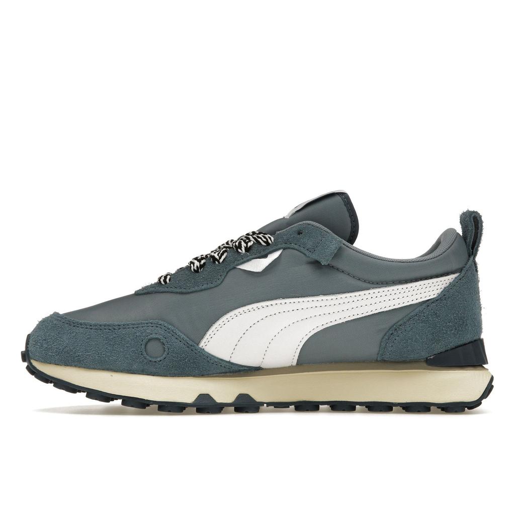 AMI X Puma Rider FV Stellar Faded Denim Unisex Sneakers Blue White 386668-01