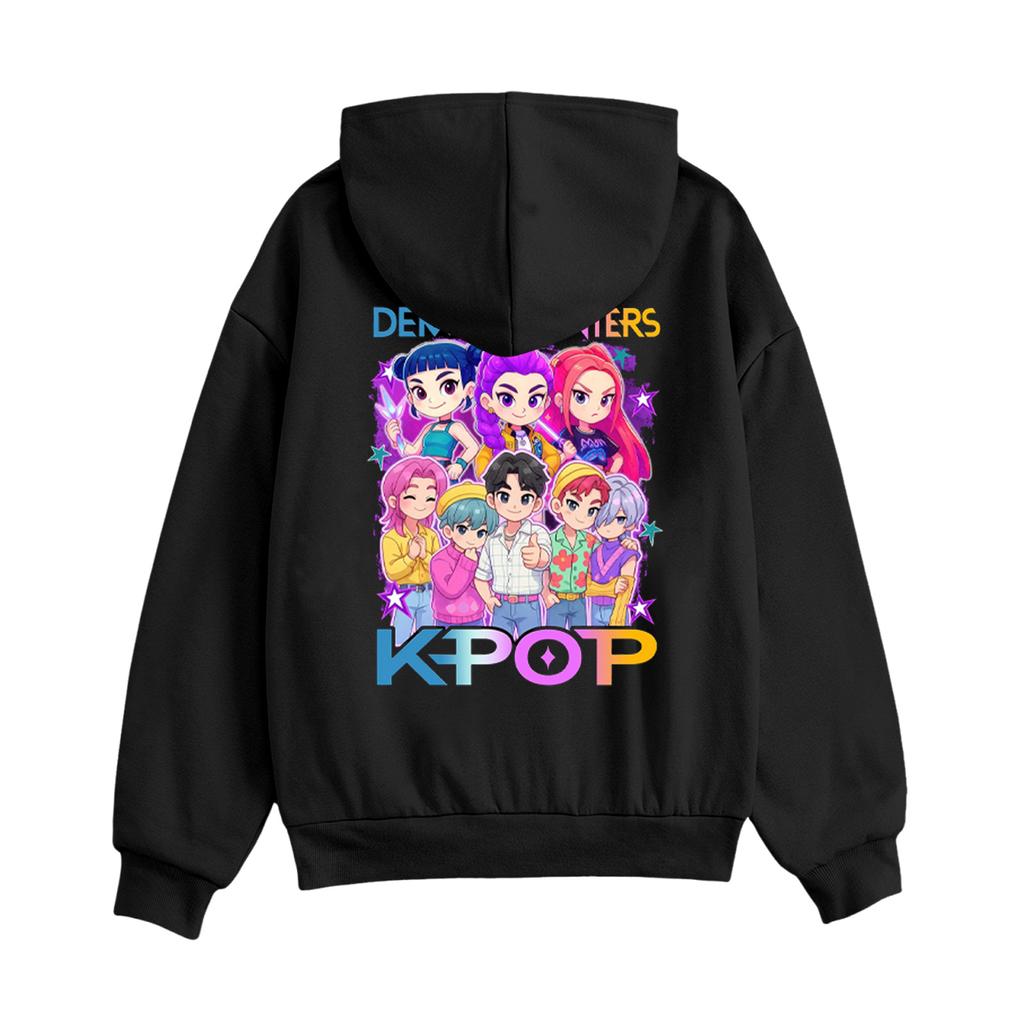 Kids Fashion Women's Lightweight Long Sleeve Zipper Hoodie Printed Hoodie With Pockets