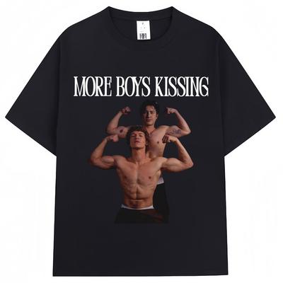 Heated Rivalry Shane Hollander Ilya Rozanov T Shirts More Boys Kissing Unisex Women Popular Tshirts Cotton Oversized Casual Tees