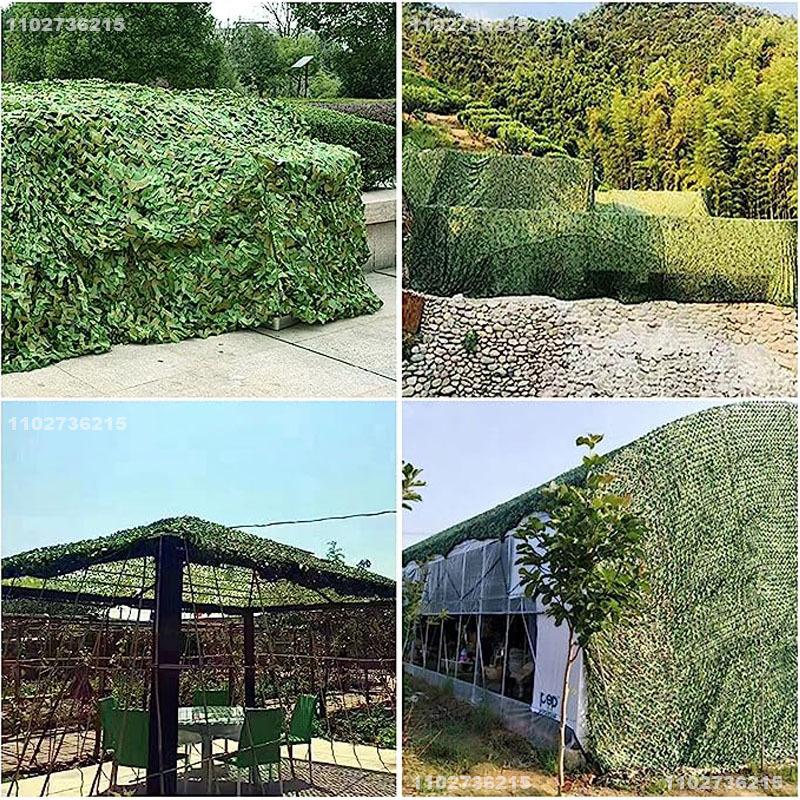 3X5M 3X8M 3X10M 4X5M Reinforced Camouflage Net Swimming Pool Beach Gazebo Garden Sun Shelter Camo Canvas Netting 7 Colors