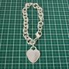 [Used] TIFFANY/Tiffany SV925 Heart Bracelet/g474-81