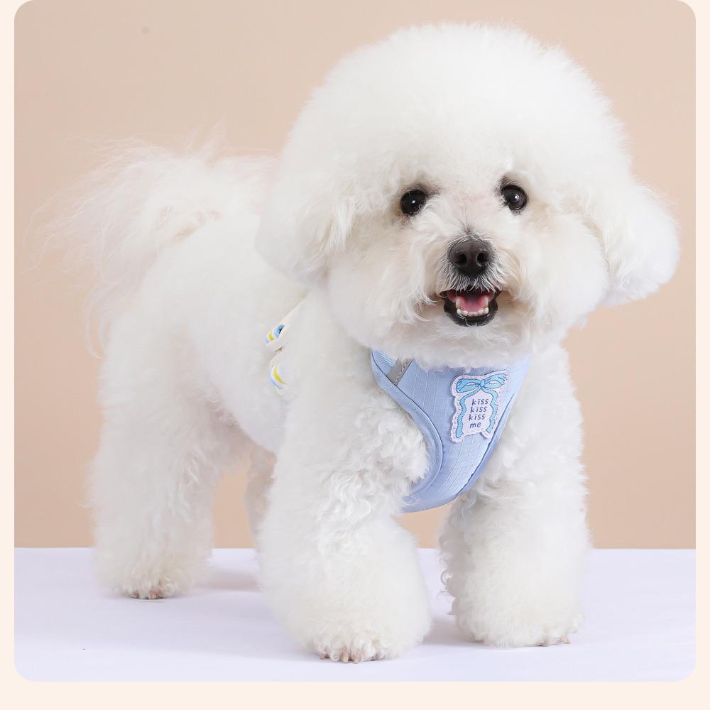 

Собачий поводок, жилет, шлейка для питомца, собачий поводок, котенок шиба-ину бишон, цепочка для собаки-тедди. XL (16-13kg)