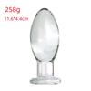 VaHppy Glass Anal Plugs Large 780g Diameter 7cm Duck Egg Style Sex Toys Masturbator Extension Training Lesbian Gay SM BDSM Sex