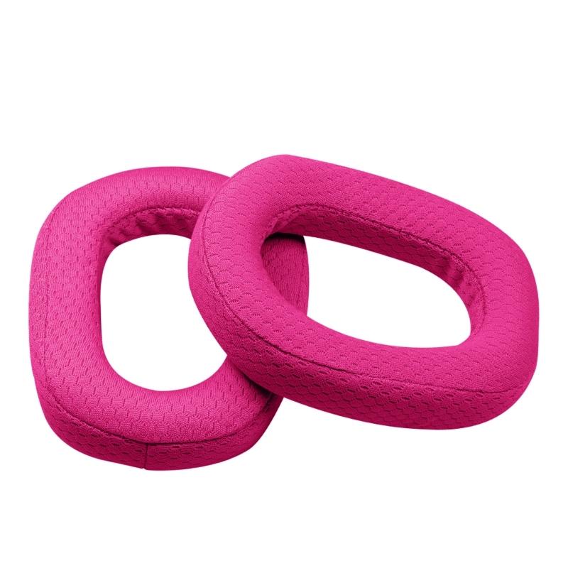 Breathable Mesh Headphone Earpads Ear Covers Soft Foam Padding For G435 Earphone for Long Gaming Music Listening Comfort розовый