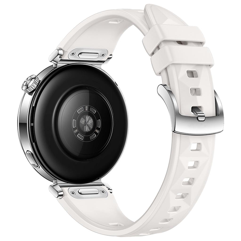 18mm FKM Gumový Řemínek pro Garmin Venu 4 41mm 3S 2S Forerunner 265S 255S Řemínek pro Huawei Watch GT 6 41mm 5 Pro 42mm Náramky