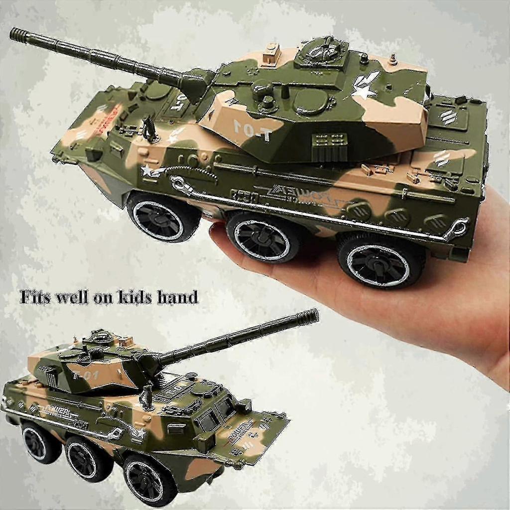Military Truck Army Armored Model Car Treatment Transport Vehicle Metal Diecast Toy With Lights And Sounds