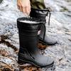 High-end Rain Shoes Men's Closed Rainproof Waterproof Shoes High Rain Boots Takeaway Rider Special Rubber Shoes Fishing Shoes
