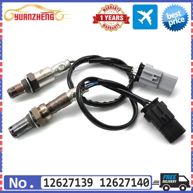 2X Downstream Upstream Lambda O2 Oxygen Sensor 12627139 12627140 For Chevrolet Impala Malibu GMC Canyon Buick Regal Cadillac ATS