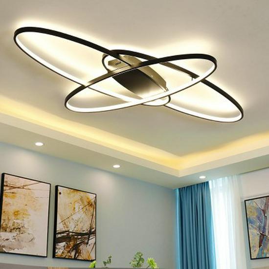 

Modern Minimalist LED Ceiling Lamp - Irregular Shape for Bedroom, Dining, Living Room, or Study. Neutral Light