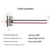 HUNJUN 22mm LED Waterproof Metal Indicator Light