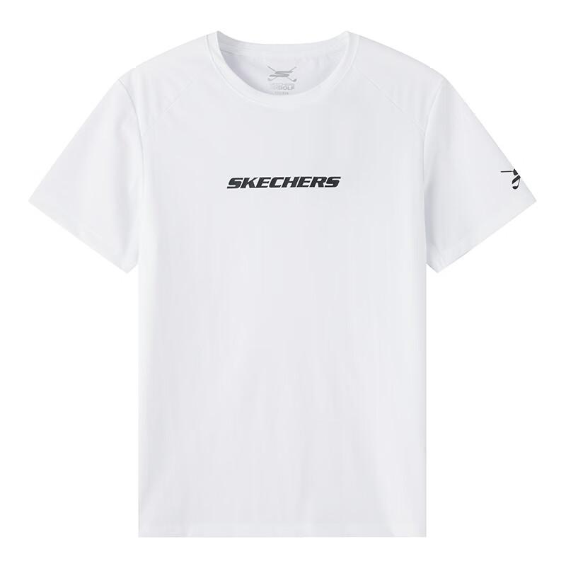 Skechers Comfortable Breathable Casual Short Sleeve T-Shirt Unisex tops P224U047-000Q S