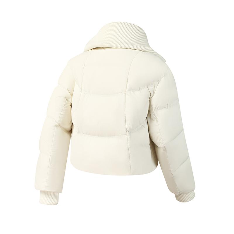 FILA Tennis Simple Casual Sports Warm Comfortable Loose Fit Short Down Jacket Women Jacket A11W543906F-WT