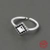 BFCLUB  Silver Color Open Ring for Women Leaf Retro Bird Trendy Jewelry Bijoux Birthday Anillos Gift