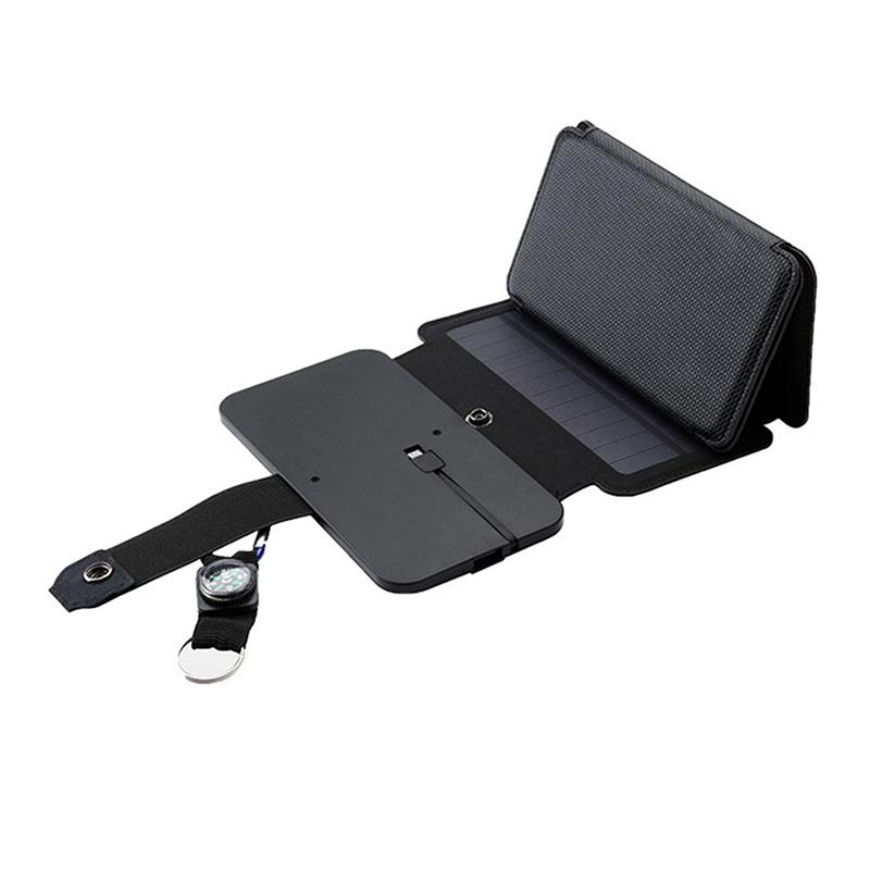 Foldable Solar Charger Outdoor Emergency Solar Panel for Phone Battery Travel Hiking Camping USB Portable Power Cell Charger