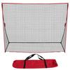 Lacquer 600D Oxford Cloth Portable Golf Hitting Practice Net Driving Training Aids With Carry Bag Black 300 X 210 X 91cm