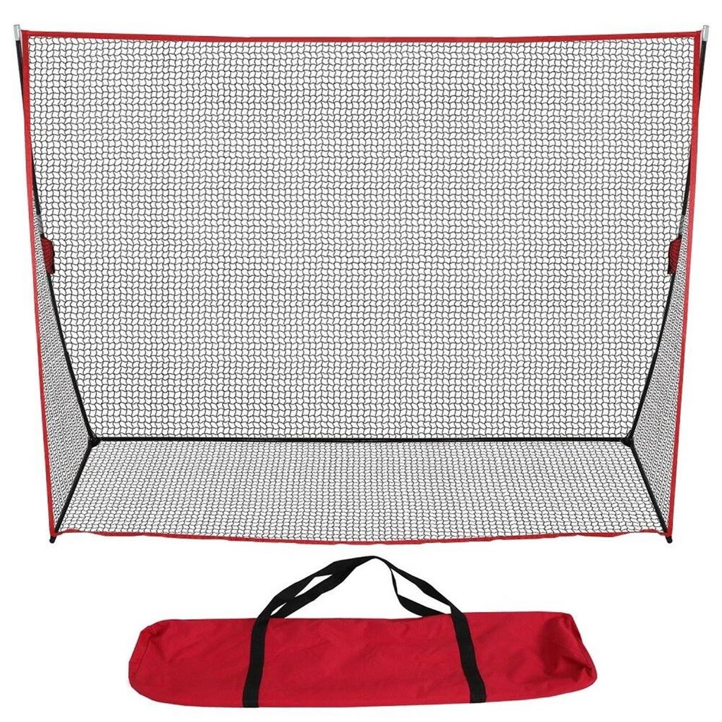 Lacquer 600D Oxford Cloth Portable Golf Hitting Practice Net Driving Training Aids With Carry Bag Black 300 X 210 X 91cm