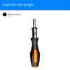 Steel Straight Screwdriver Handle Adjustable Screwdriver New Ratchet Screwdriver Handle  Bicycle