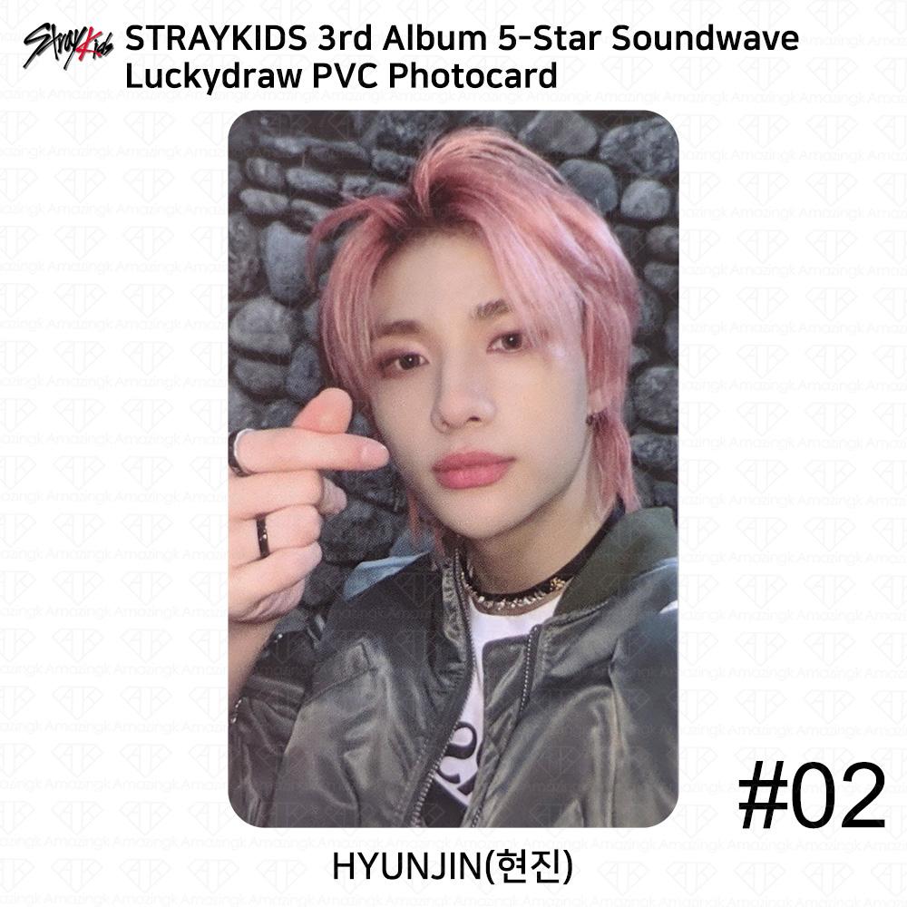 

Третий мини-альбом Stray Kids 5 Star Soundwave Первая фотокарточка Luckydraw Polaroid HJ - Soundwave (#02)