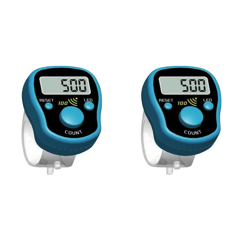 Stitch Marker Row Finger Counter LCD Digital Display with Light Professional Buddha Chanting Counter Instrument