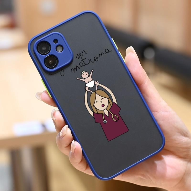 Funda de Teléfono Enfermera Medicina Salud Para IPhone 14 13 12 11 Mini Pro Max XS X Max XR 8 7 Plus SE 2022 Color Piel Cubierta de Teléfono