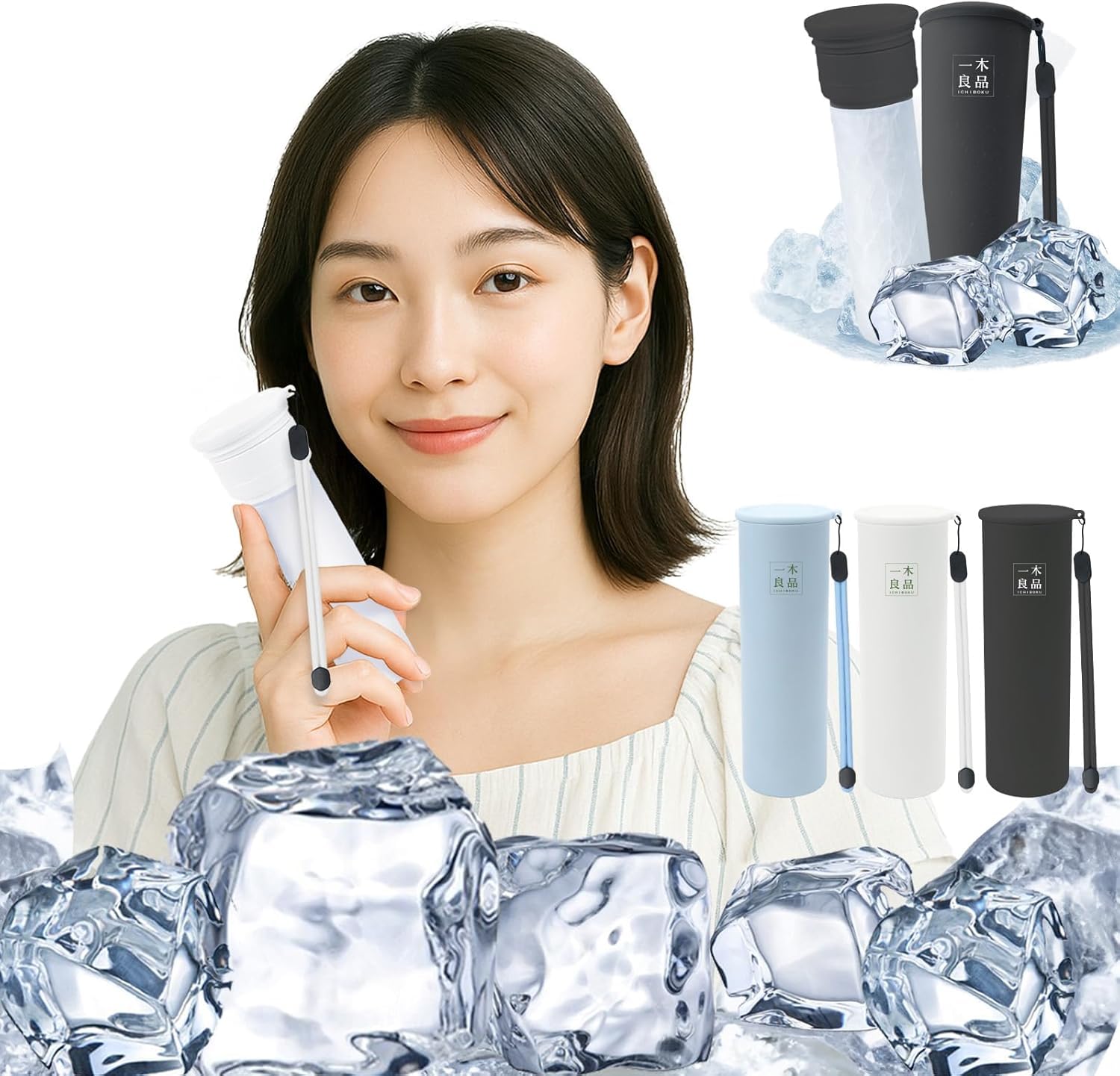 

Mini Ice 2025 Latest Model Vacuum Cooling Heatstroke Thermos 130ml Includes Cooling Heat Cooling Perfect for Outdoor and Includes Japanese Ships from
