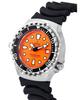 RATIO FreeDiver Helium Safe Zafiro Cuarzo Esfera naranja 1038EF102V-ORG Reloj 1000M para hombre