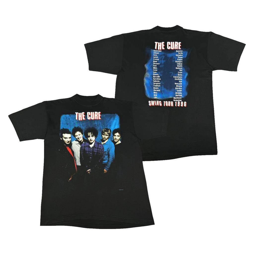 26th Anniversary New Model The Cure Healing Band American Rock LongSleeved Vintage LooseFitting Casual Mens TShirt