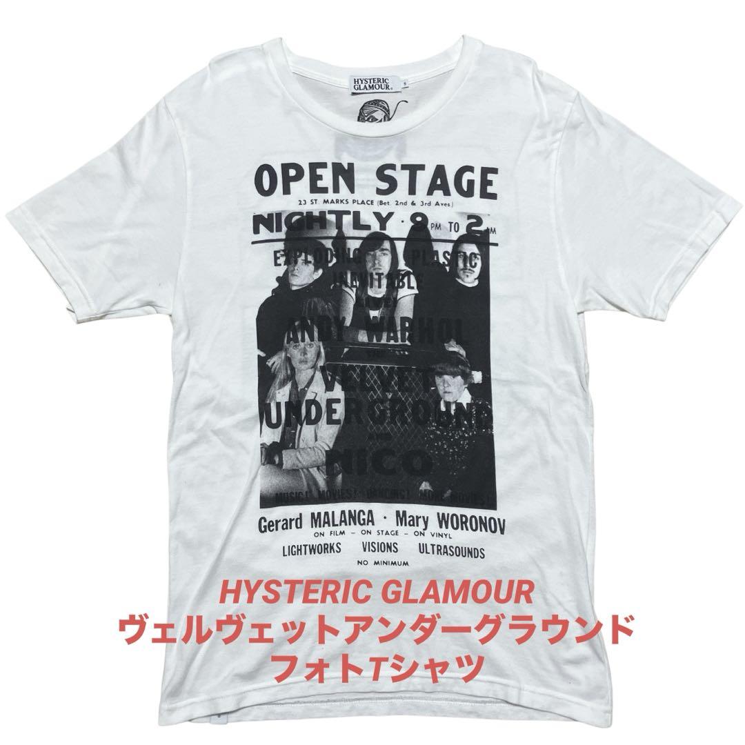 

[USED] Used Hysteric Glamour Velvet Underground photo T-shirt