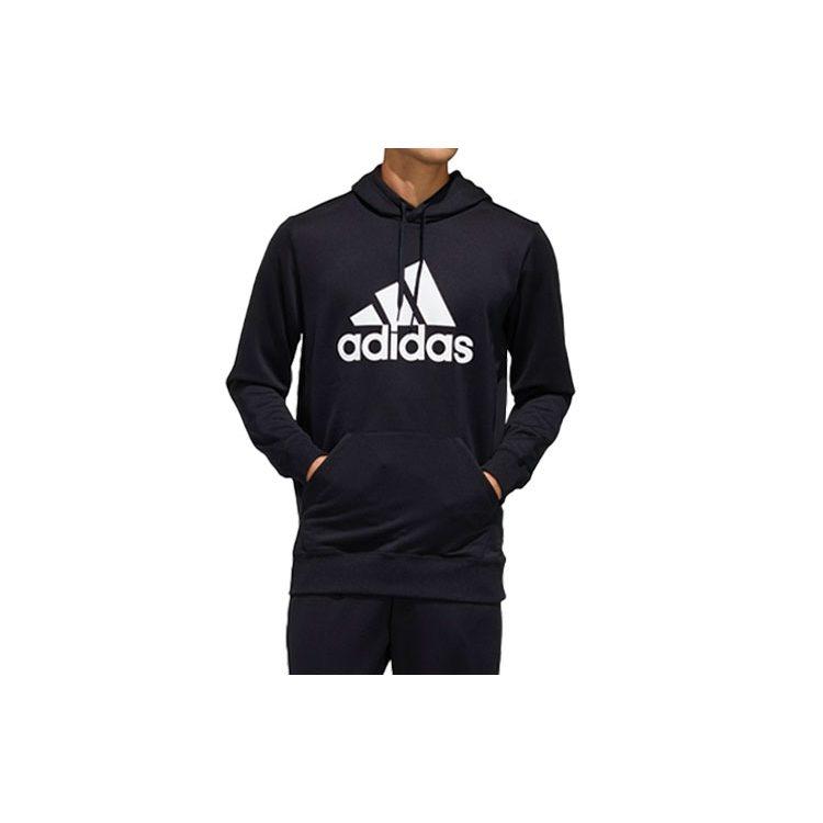 Adidas Sweatshirts Men's Black Hooded Moderate Regular FM5364