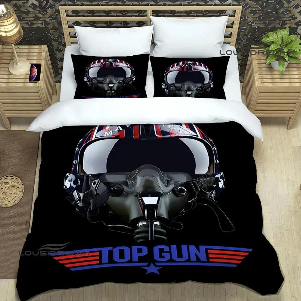 

Comforter Movie Top Gun Printed Bedding Sets Exquisite Bed Supplies Set Bed Comforter Set Bedding Set Luxury Birthday Gift Comforter (quilt)-EU Single(135*200cm)3pcs