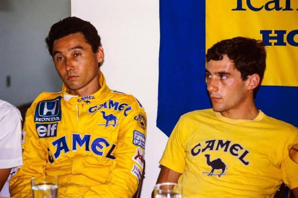 [USED] 80s Satoru Nakajima autographed camel Lotus Honda F1 cap