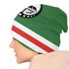 Gorro com bandeira chechena, gorro de malha unissex, feminino, hip hop, chechênia, orgulhoso, quente, inverno, skullies, gorros, boné para esqui