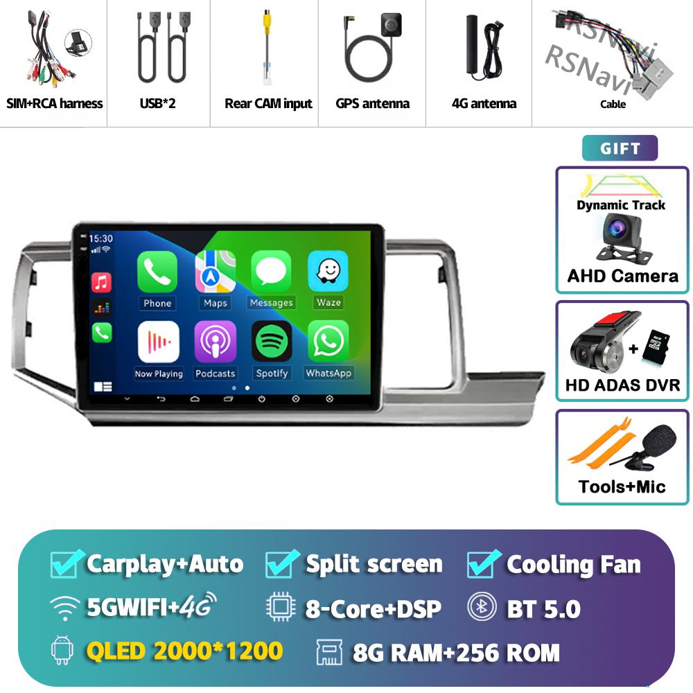 Car Radio Android 14 For HONDA STEPWGN 2009 - 2015 Multimedia Player Video Stereo Lettore IPS Navigation GPS Monitor QLED Screen