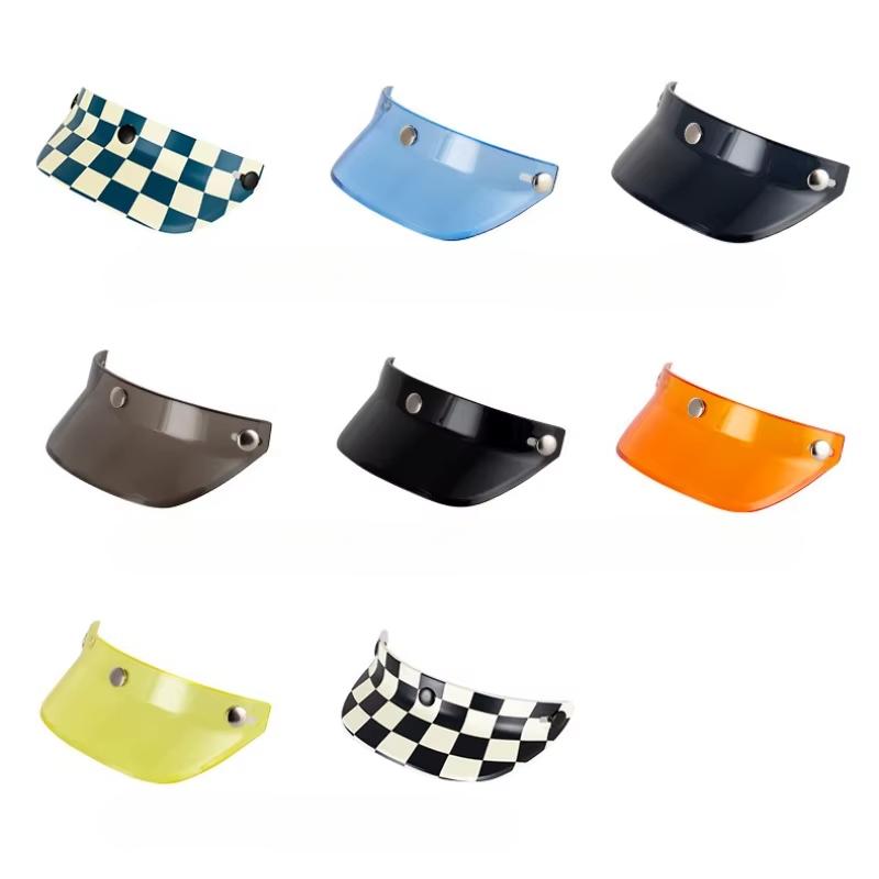 Universal Windproof Flip Wind Shield 3 Snap-Button Helmet Visor Motorcycles Accessories For Open Face Motorcycles Helmet