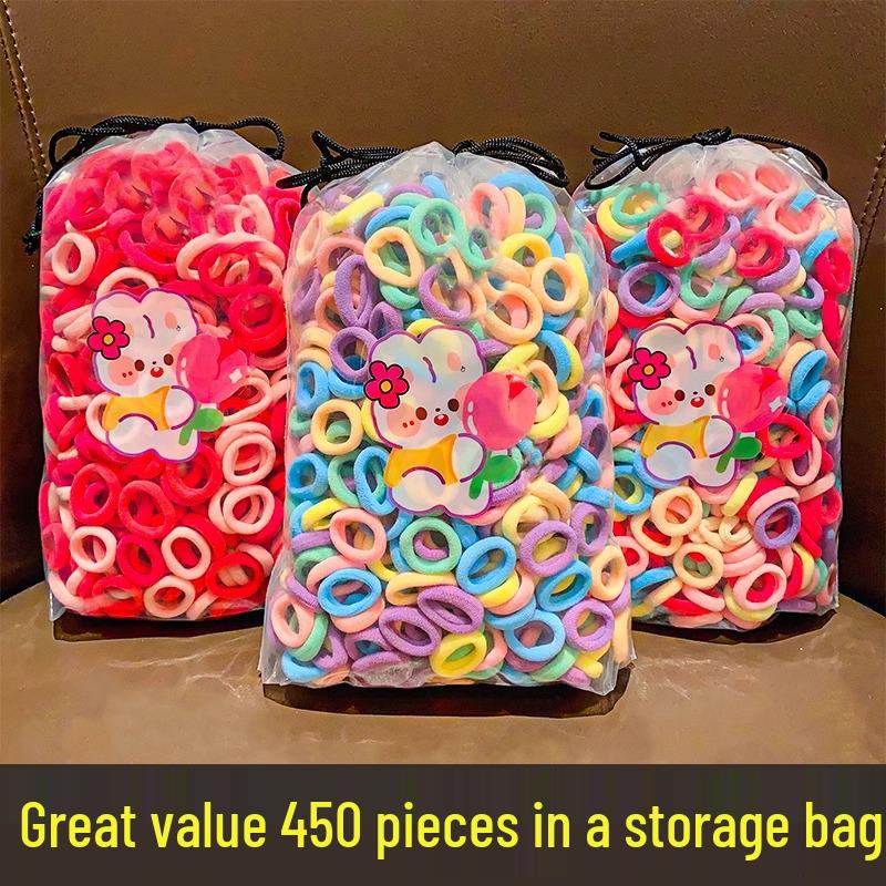 Children's Colorful High-Elastic Hair Tie - No Damage Rubber Band for Babies and Girls