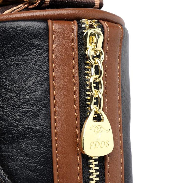 Damenhandtasche Damen 2024 neue literarische und nationale Stilmode geprägte Muttertasche Mode lässige Schulter Umhängetasche